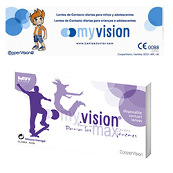 Lentes de contato para jovens